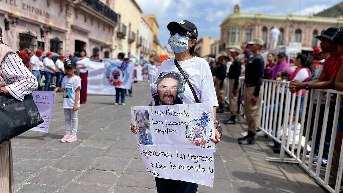 Protesta por desaparecidos